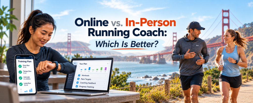 Online vs In Person Running Coach